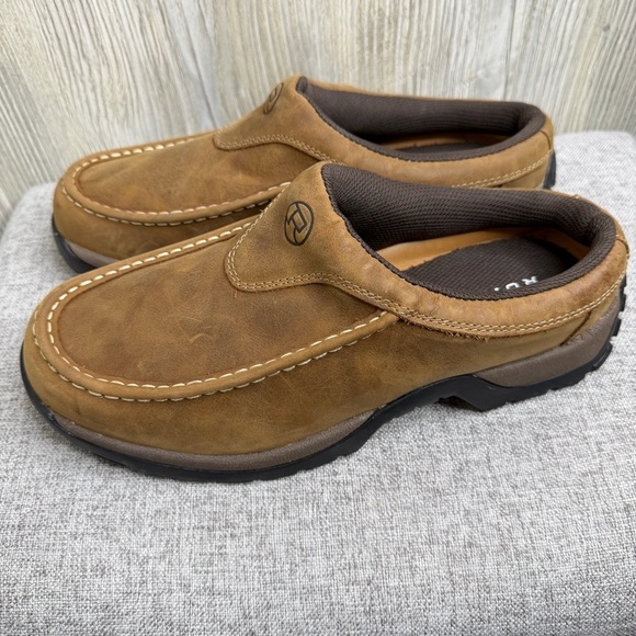 Roper Men\'s Tan Slip-On Leather Loafers main image 8